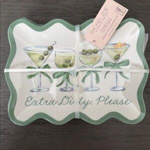 Rachel Zoe ‘Extra Dirty, Please’ Martini Set of 6 Appetizer Plates